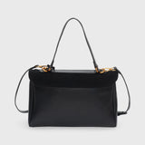 Ciara Premium Black Suede Shoulder Bag