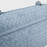 Woven Light Blue Shoulder Bag