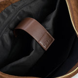 Vintage Brown Suede Hobo Bag