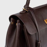 Vintage Leather Shoulder Bag for Women – Elegant Everyday Handbag