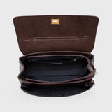 Vintage Leather Shoulder Bag for Women – Elegant Everyday Handbag