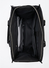 Large Multi-Pocket Nylon Tote Work Bag with Shoulder Strap