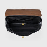 Ciara Premium Black Suede Shoulder Bag
