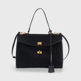 Ciara Premium Black Suede Shoulder Bag