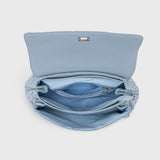 Woven Light Blue Shoulder Bag