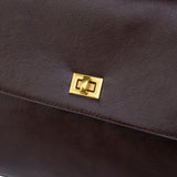 Vintage Dark Brown Handbag