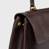 Vintage Dark Brown Handbag