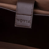 Vintage Brown Suede Handbag