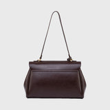 Vintage Leather Shoulder Bag for Women – Elegant Everyday Handbag