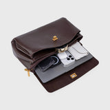 Vintage Leather Shoulder Bag for Women – Elegant Everyday Handbag