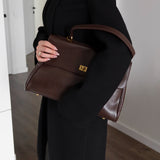 Vintage Dark Brown Handbag