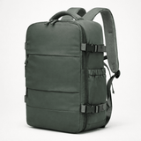 Blue Travel Backpack with Packing Cubes