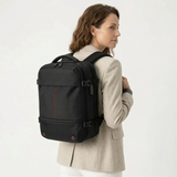 Black Underseat Travel Backpack with Vacuum Compression