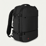 Black Expandable Travel Backpack with Vacuum Compression
